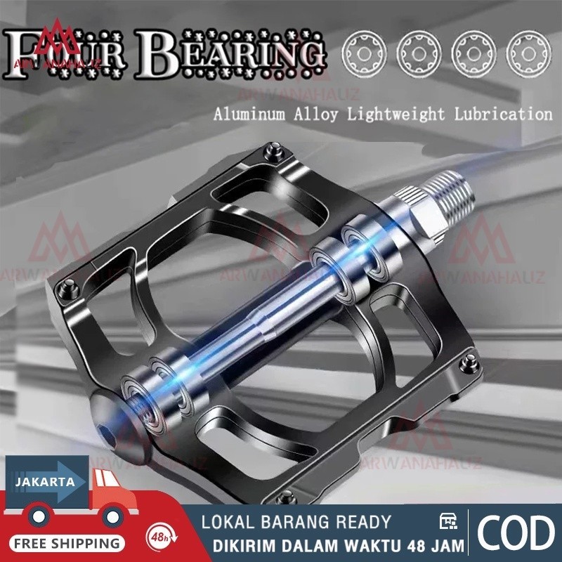 Pedal Sepeda PEDAL BEARING Sepeda Gunung MTB lipat 3 Bering Pedal 3 Bearing Sepeda lipat Mtb Gunung 