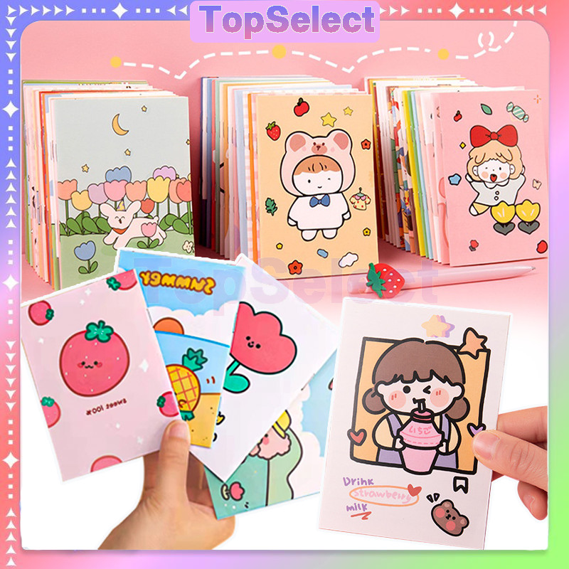 

Pocket Book Notebook Alat Tulis Sekolah Anak /Mini Buku Catatan Kartun Wanita /Buku Notebook Saku Seri Buah Untuk Pelajar/Lucu Buku Tulis