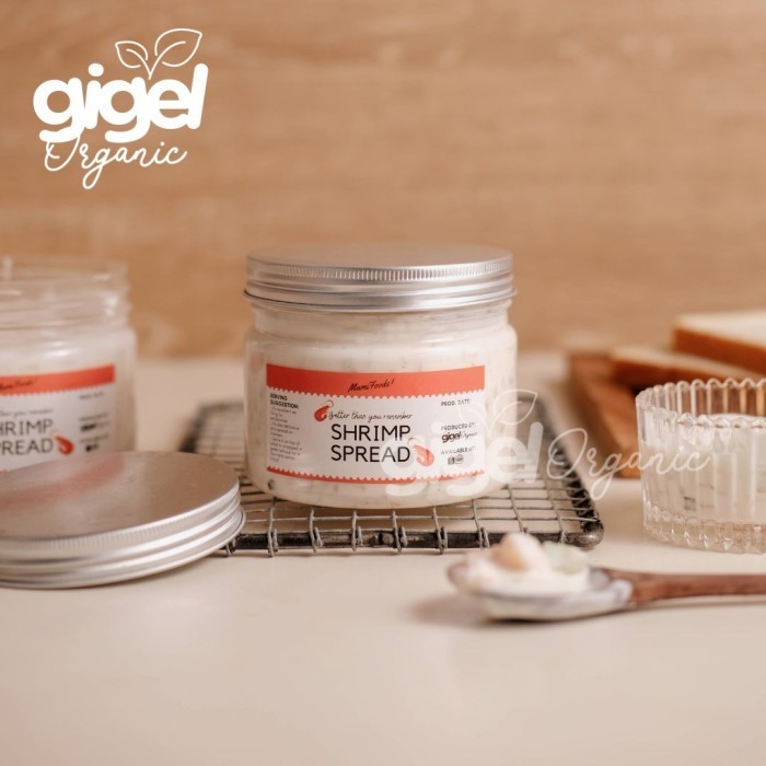 

Roux MamiFoods Classic Shrimp Spread, 300g - Gigel Organic, Tanpa Pengawet