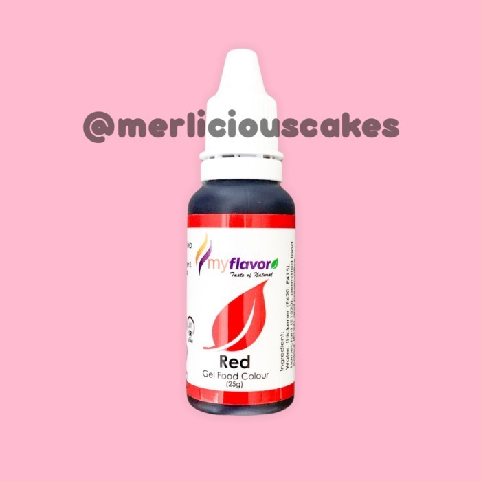 

New Arrival- Red Gel My Flavor Food Color Food Colour Pewarna Makanan