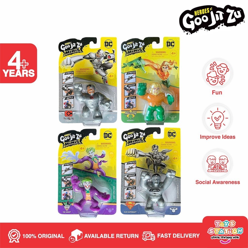 Heroes of Goo Jit Zu Minis DC Super Hero Series Mini Figure