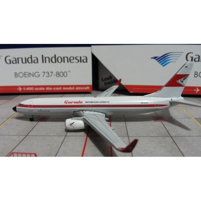DIECAST PESAWAT TERBANG Garuda Indonesia B737-800NG PK-GFM By Gemini Jets 1:400 Skala AIRCRAFT DIECA