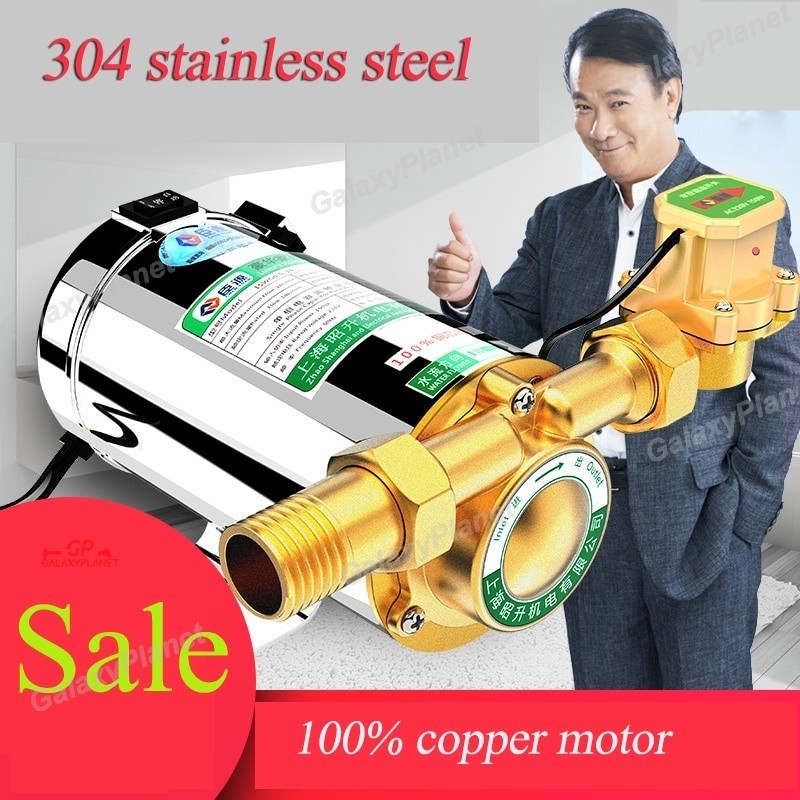 100 Watt Pompa Pendorong Tekanan Air Booster Pump 100 Watt Mesin Pompa Otomatis+Flow Switch / Otomat