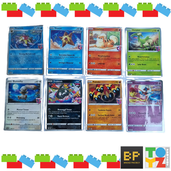 Kartu TGC Pokemon - Set 8 Pokemon Gramedia