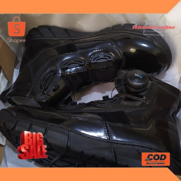 ✨BEST✨ -Sepatu PDH TNI Polri Tali putar Midtrack Boa Libra MK2  Webest - Midtrack MK2, 38