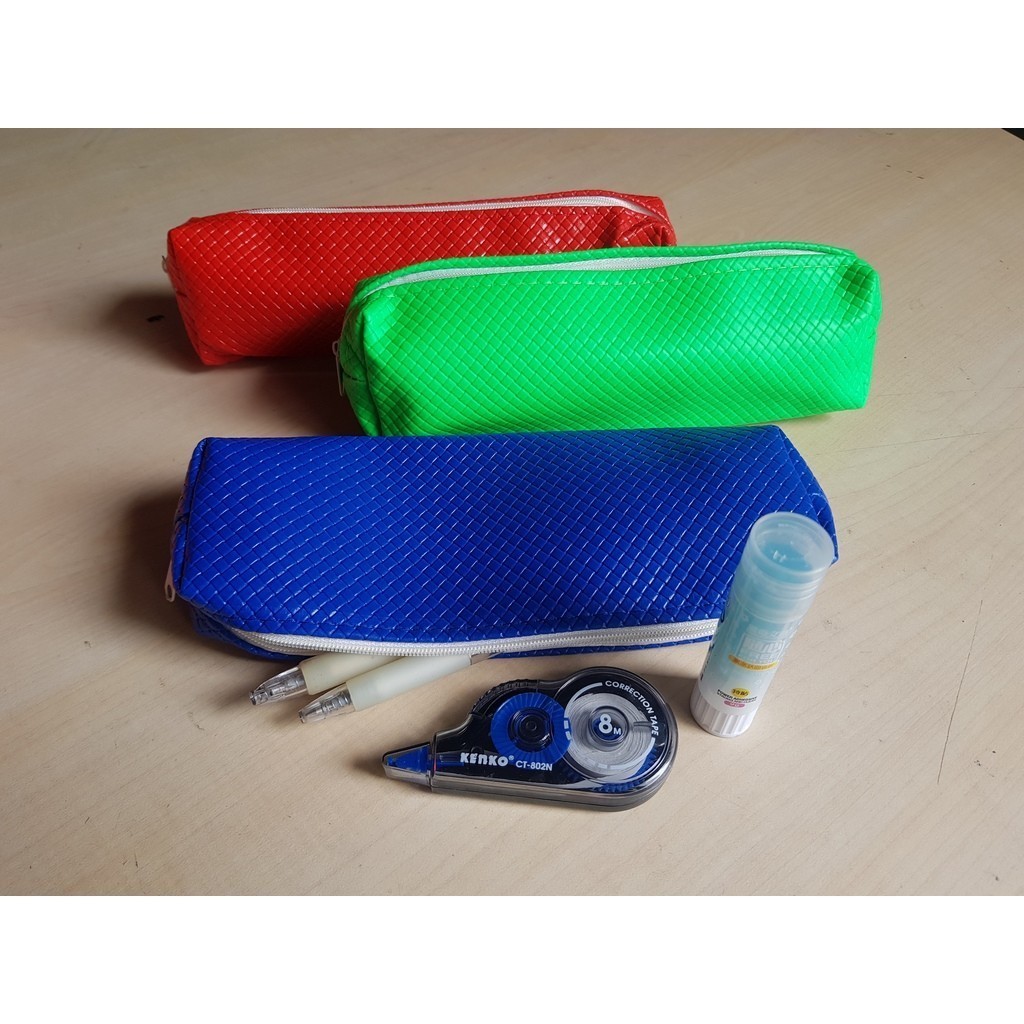 

Kiara Tempat Pensil Murah / Tempat Pensil Polos Klasik Bahan PU / Tempat Pensil Anti Air / Peralatan Kerja Kantor Sekolah / Pencil Case