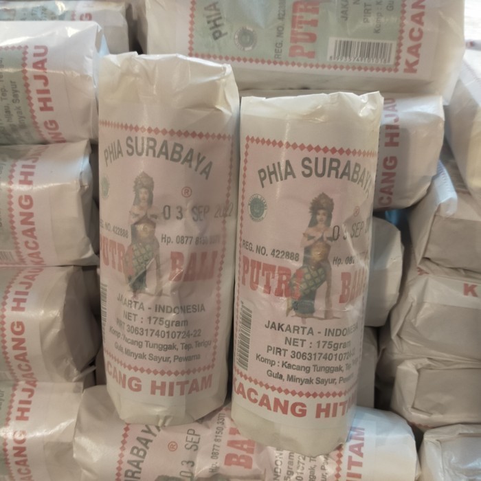 

Phia pia Surabaya putri Bali kacang Hitam 175gr