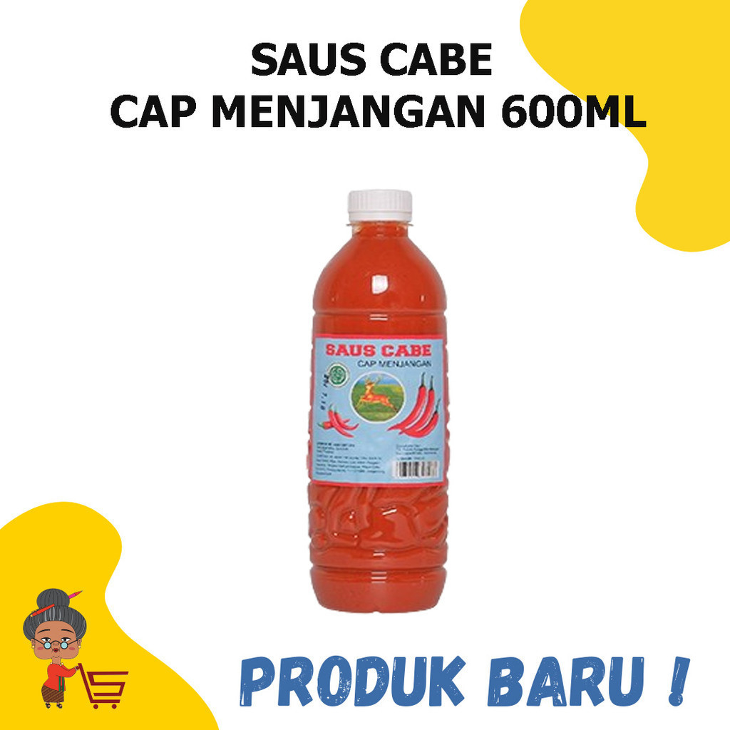 

SAUS CABE CAP MENJANGAN 600ml / SAMBAL MENJANGAN / SAUS CABE MENJANGAN