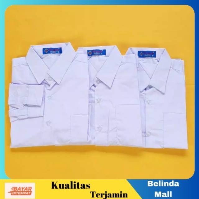 

⭐COD⭐ Baju Seragam Sekolah Lengan Panjang Polos SD SMP SMA ( MERK SERAGAM ) 6 TERLARIS