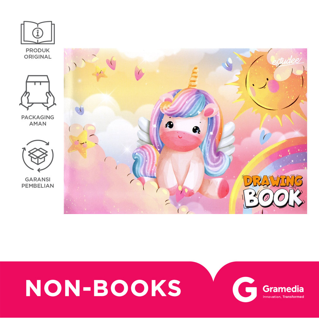 

Estudee Drawing Book A4 J Unicorn Fantasy