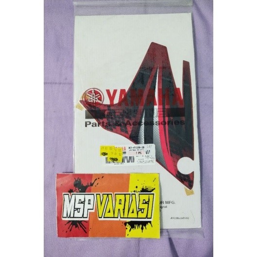 Striping Motor Yamaha Vixion Old 2008 merah Hitam Original Ori asli Yamaha Genuine Part