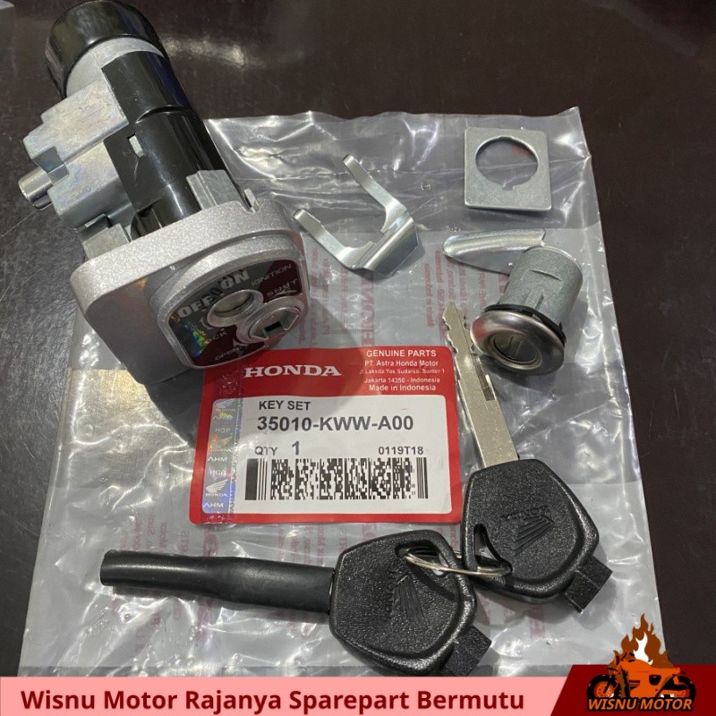 110 REVO KUNCI KONTAK KEYSET KEY SET JOK HONDA MOTOR OLD LAMA