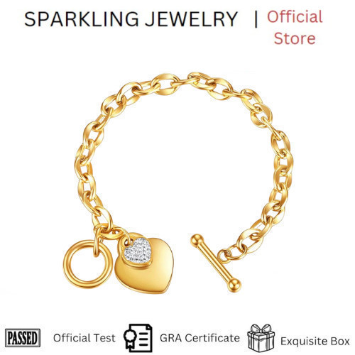 Sparkling Jewelry Official Store  - Gelang Wanita Love Pretty SJ042