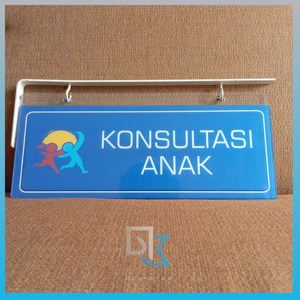 Akrilik gantung, Akrilik ruang konsultasi anak, Akrilik nama ruang, Akrilik nama ruangan