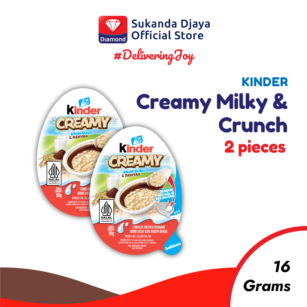 

Kinder Creamy Milky & Crunch 19 Gr – Twin Pack