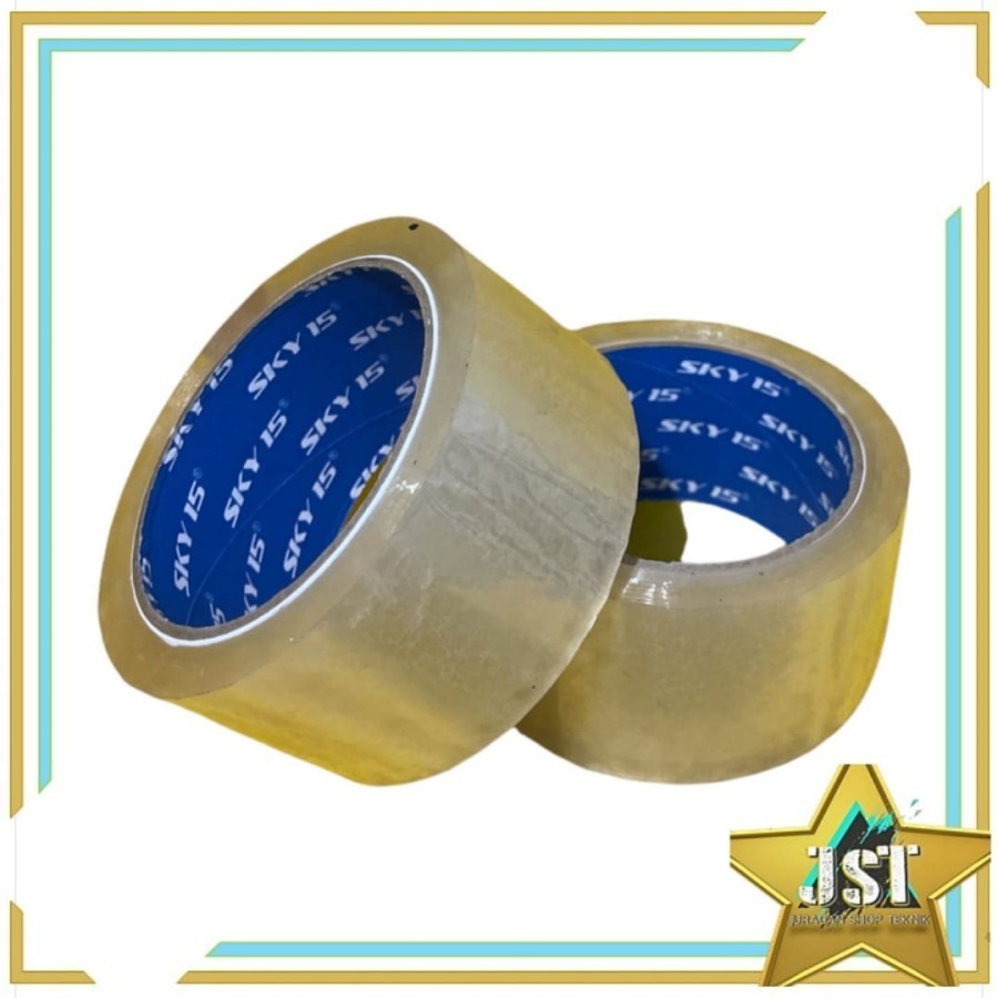 lakban bening ukuran 50mm x 100 yard ( 2 inch ) - Clear / Bening
