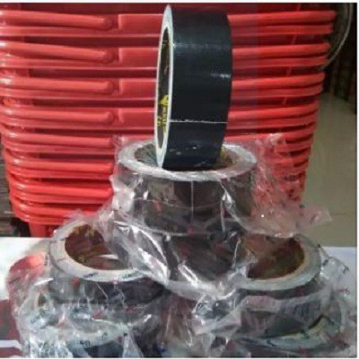 

NAT - 6 ROLL LAKBAN KAIN HITAM 1,5 INCH 34 MM X 11 METER EKONOMIS