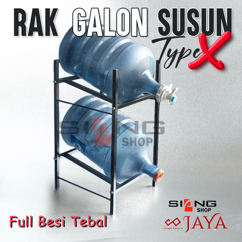 Murah Rak Galon Susun 2 Tempat Galon Susun Besi