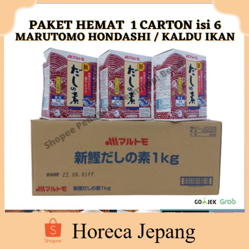 

Marutomo Hondashi Paket Hemat 1 Carton isi 6 / Kaldu Ikan