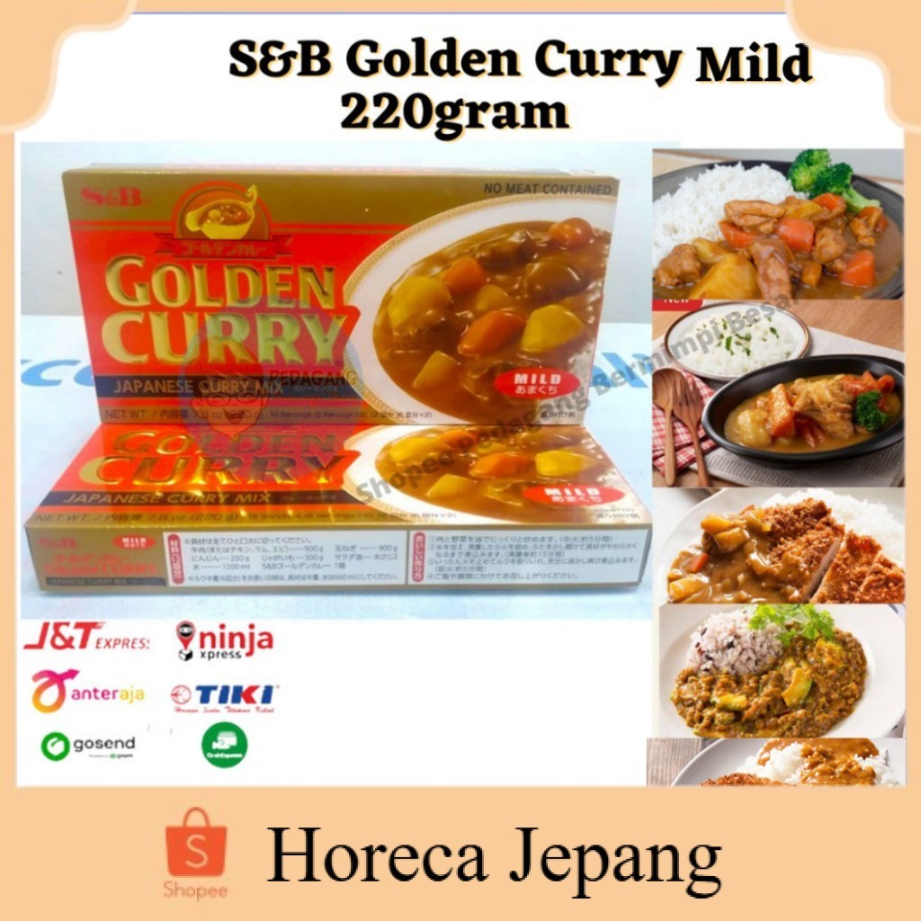

S&B Golden Curry 220gr Mild | Kari Blok | Kari Jepang