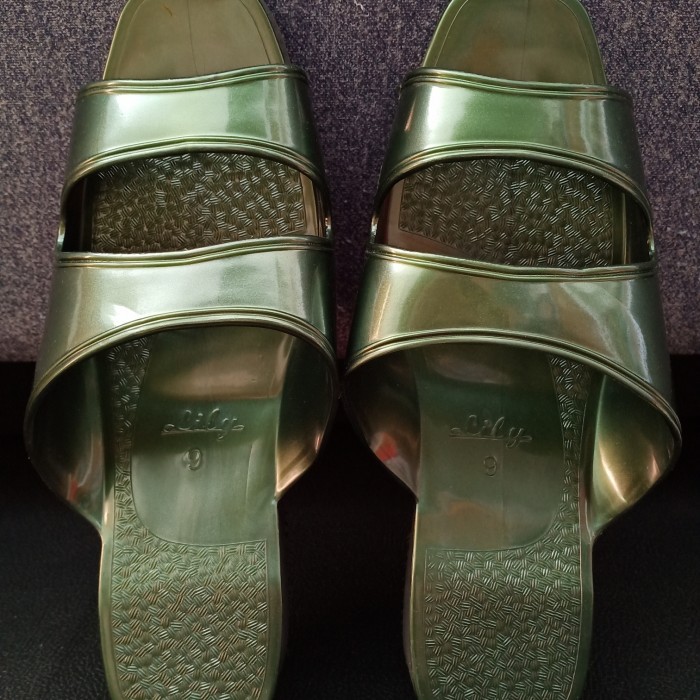 "R.V.Shop" -  PROMO sendal lily pria jadul sandal lily tipe 1340 pria - Hijau, 9