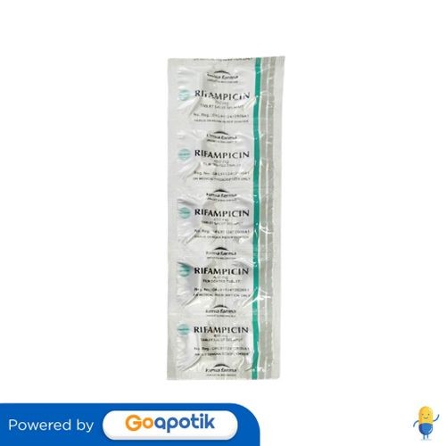 Rifampicin Kimia Farma 450 Mg Strip 10 Kaplet