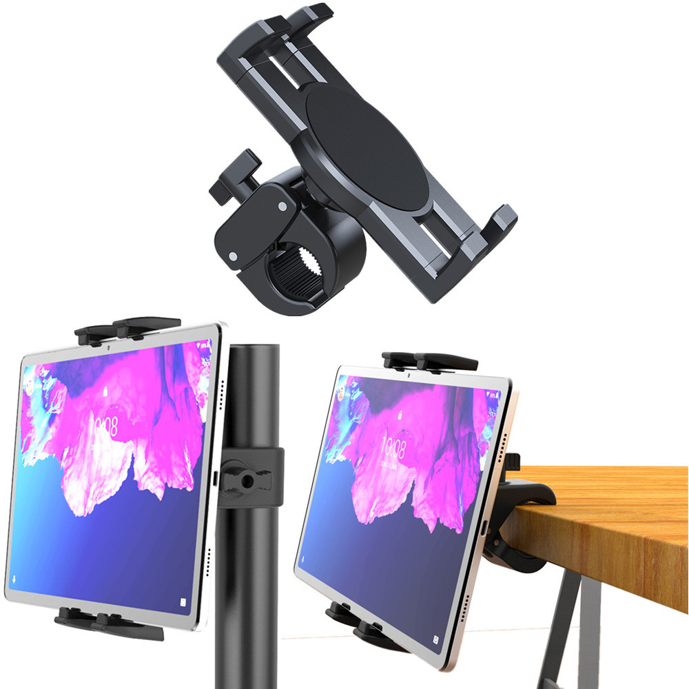 

Handlebar Tablet Clamp Mount for 4.7 to 13 inch Motorcycle Bicycle Scooter Clip Phone Holder for iPad 12.9 S8 S7 Fe Plus Stand