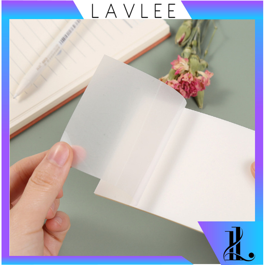 

Lavlee S5881 Sticky Note Transparan Tahan Air Untuk Kantor Sekolah / Transparan Sticky Note 50 Lembar / Sticky Note Untuk Pelajar