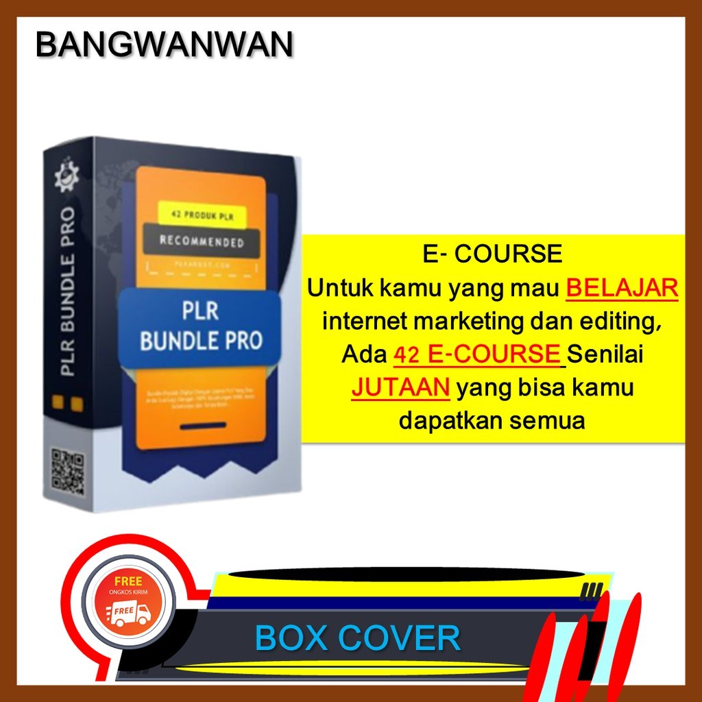 JUAL 42 ECOURSE  PLR PRO BUNDLE