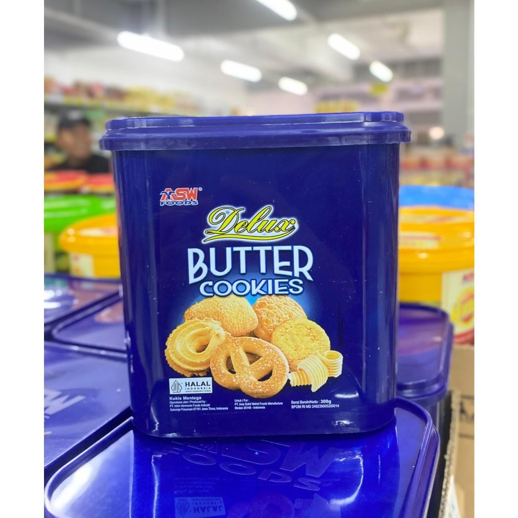 

Roti Kaleng Hatari Delux Butter Cookies Edisi Lebaran 300 Gram