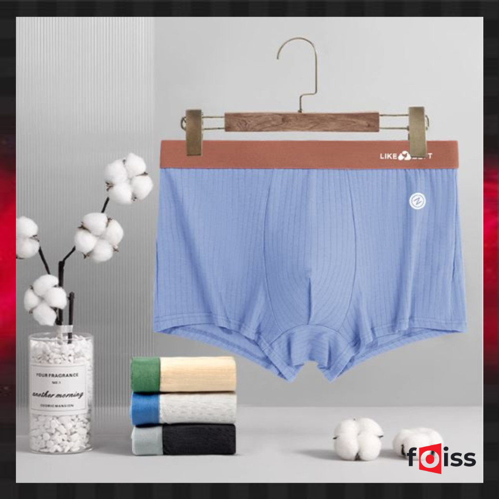 Foiss Celana Dalam Boxer Pria Like Soft Cotton AntiBacteria Men Underwear CD 2156