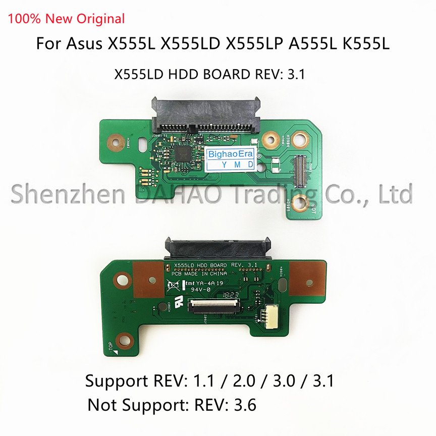 X555LD HDD BOARD For Asus X555L X555LD X555LP Laptop HDD Hard Disk Drive Audio Board REV:3.1 2.0 1.1