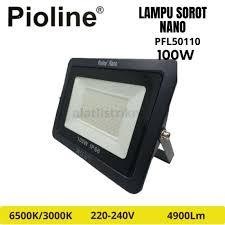 <KSE> lampu sorot LED pioline nano 10watt-30watt-50watt-100watt(cahaya putih)