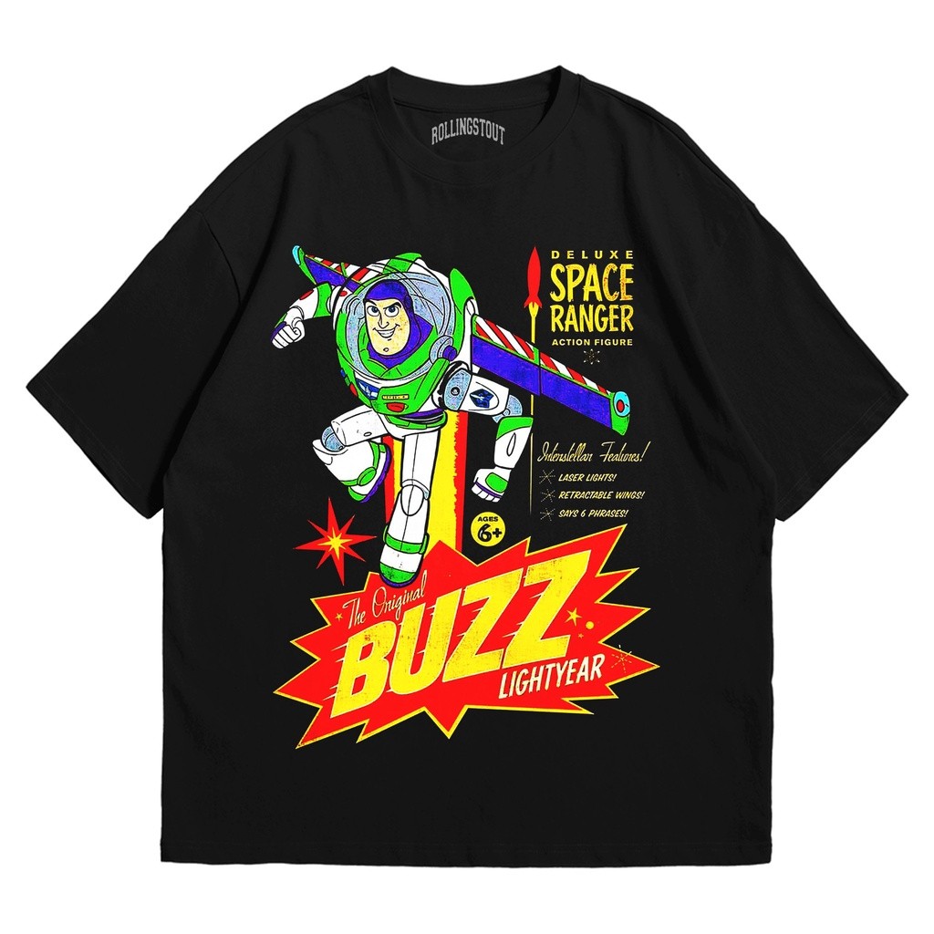 Tshirt - Buzz Lightyear | KaosVintage Cartoon | Baju Toy Story | Rollingstout