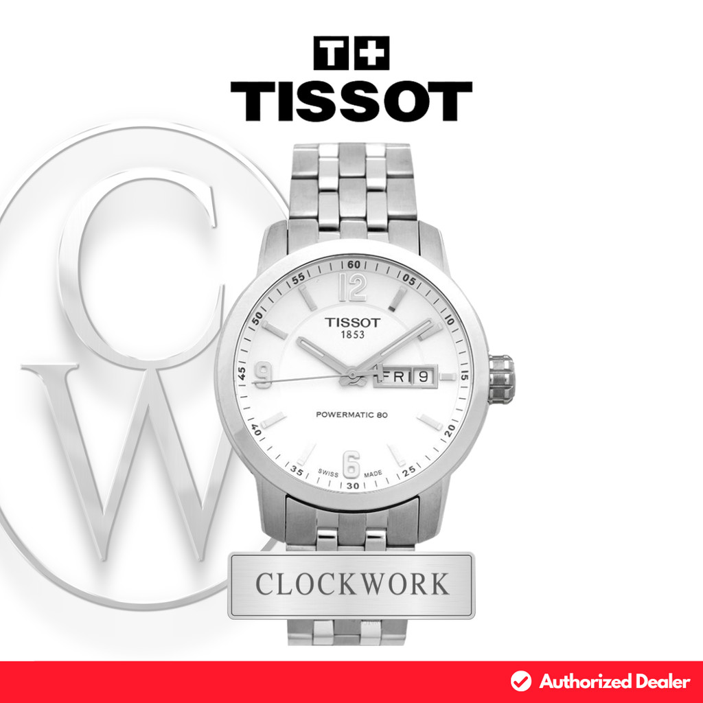 Jam Tangan Pria TISSOT PRC 200 Automatic Gent T055.430.11.017.00 Rantai Classic Silver