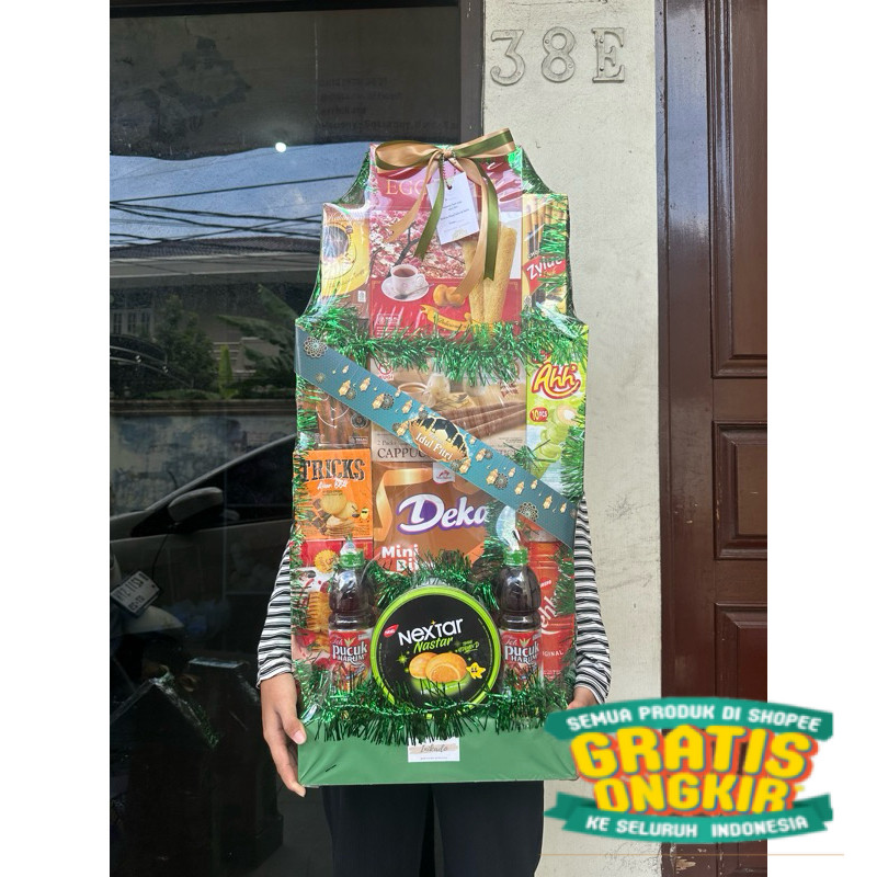 

PARCEL/ HAMPERS IDUL FITRI LEBARAN CHRISTMAS IMLEK SIZE JUMBO/ keluarga oleh oleh