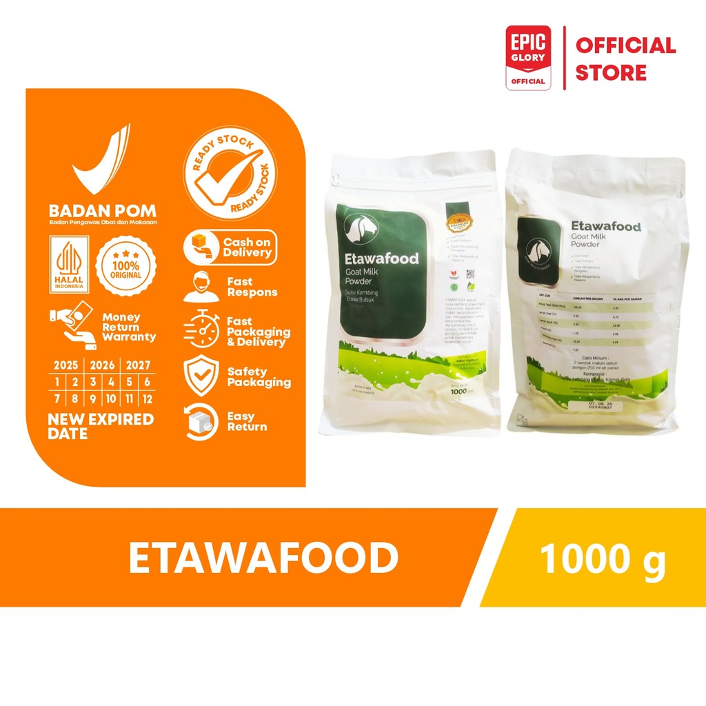 

Susu Kambing Etawa Bubuk 1kg Etawafood