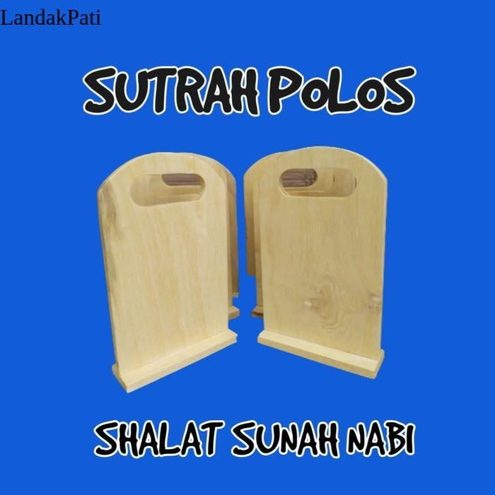 

SUTRAH SHALAT POLOS - PEMBATAS SHOLAT - SUTROH SUNAH NABI - BAHAN KAYU - Tanpa Sablon Termurah