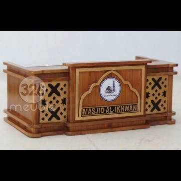 Meja Majlis Jati - Podium Duduk - Mimbar Duduk - Meja Ngaji
