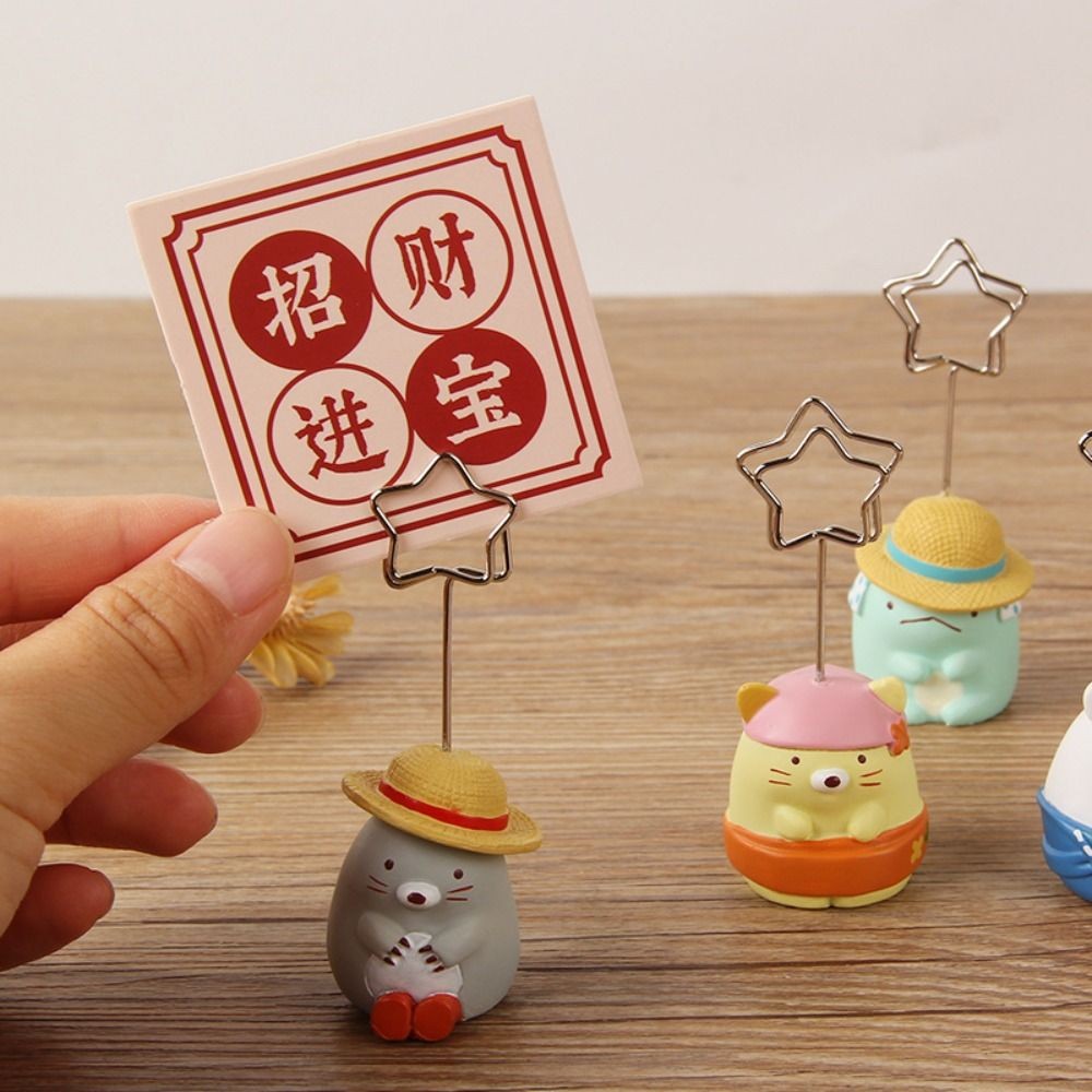 

Creative Desktop Crafts Desk Ornaments Envelop Holder Animal Desk Memo Holder Photo Card Holder Message Holder Photo Stander