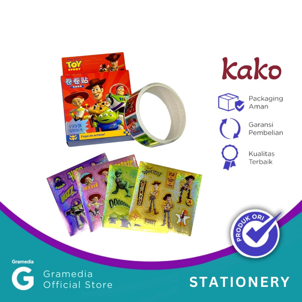

Kako Toy Story Roll Stickers Label -12 Dsnr02181