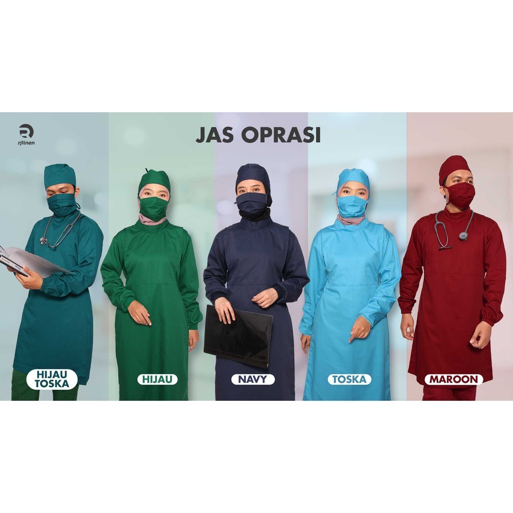 JAS OPERASI / JUBAH OPERASI / APD / SURGICAL GOWN / BAJU OPERASI / PERLENGKAPAN BEDAH / OPERASI