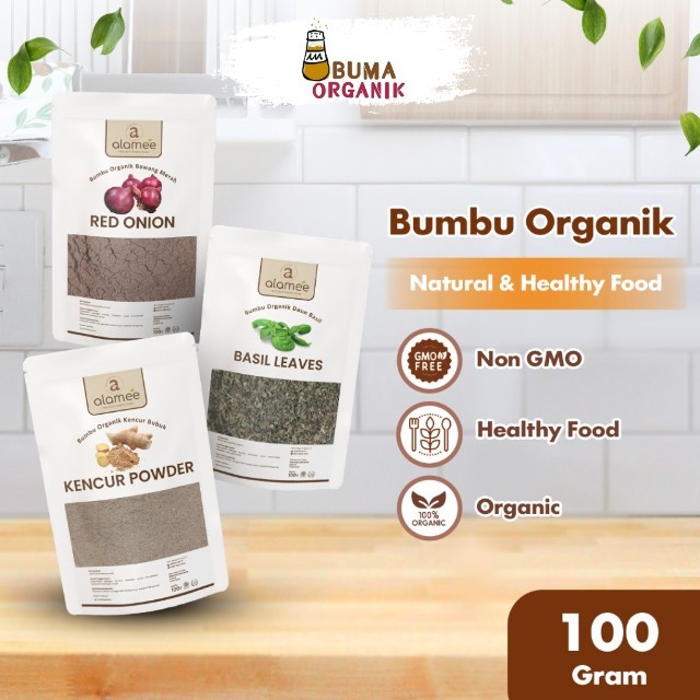 

ALAMEE Bumbu Dapur Bubuk Lengkap 100gr Bawang Putih Bombay Rosemary Oregano Parsley Paprika Cabe