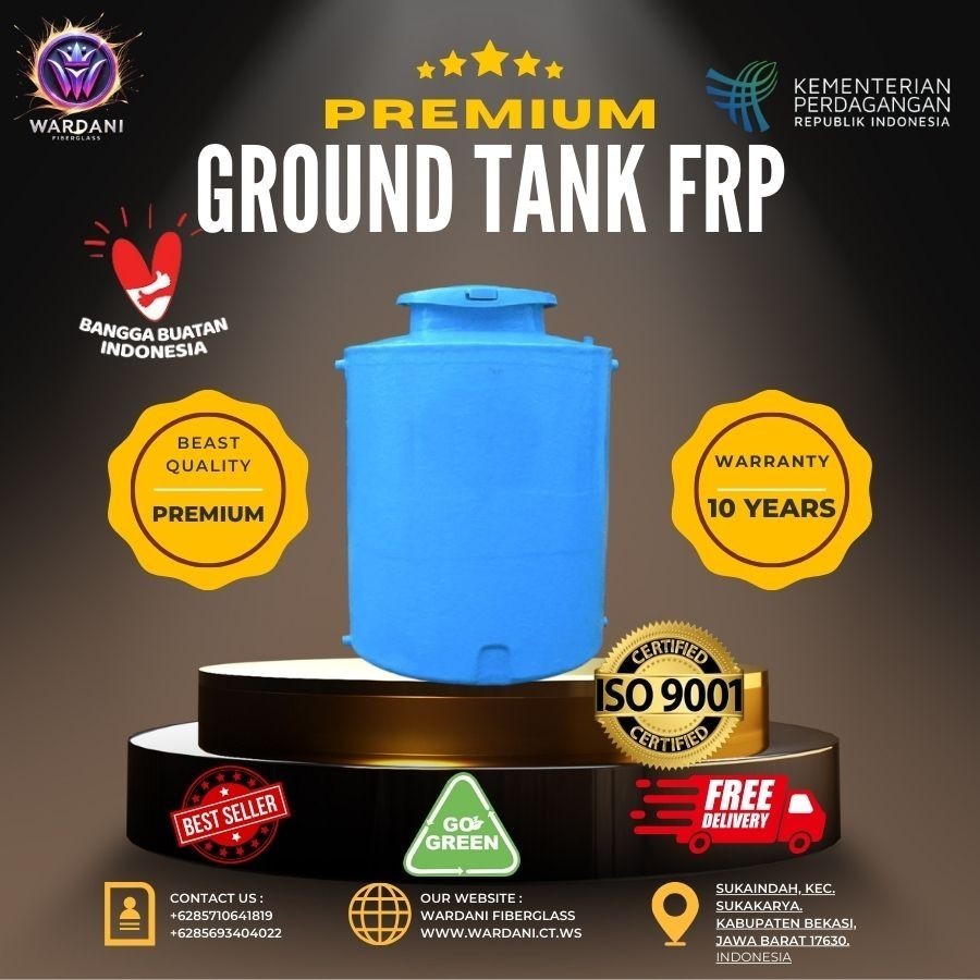 Best - Ground Tank,Tandon Air 5000 liter.Wardani Fibertech Fiber