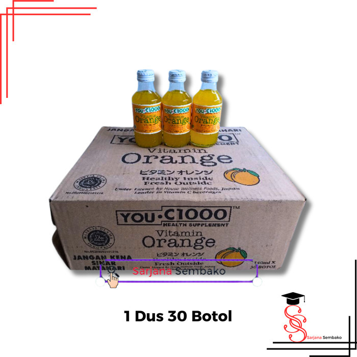 

You C Orange 140 ML - 1 Dus 30 Botol