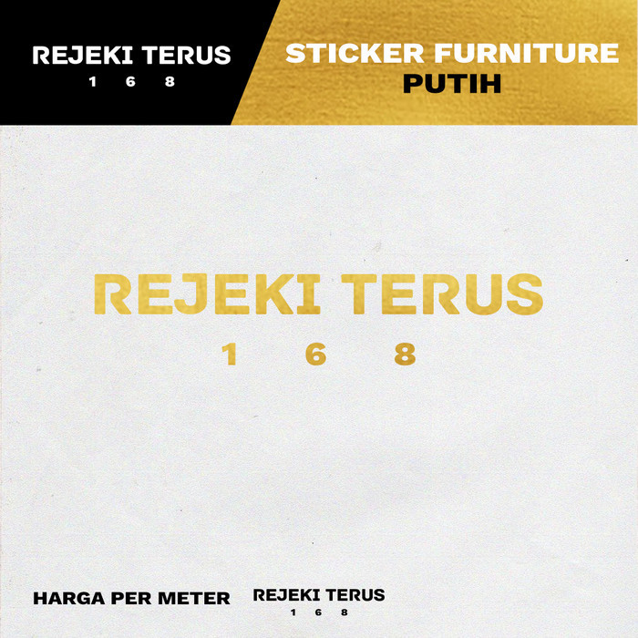 Sticker Pelapis Furniture PVC Lem Decosheet Meja Mebel Lemari PUTIH