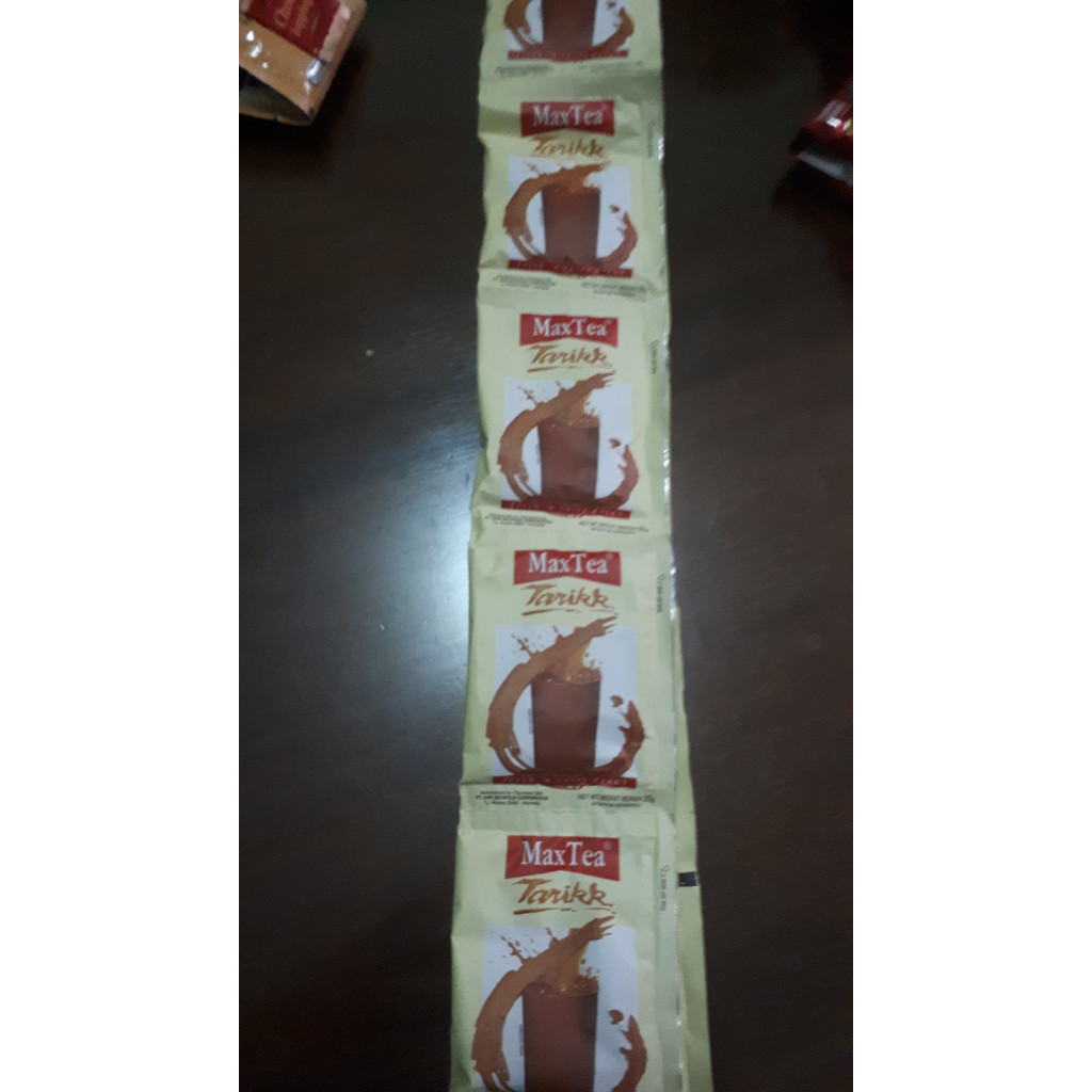 

Max tea tarikk isi 10 sachet