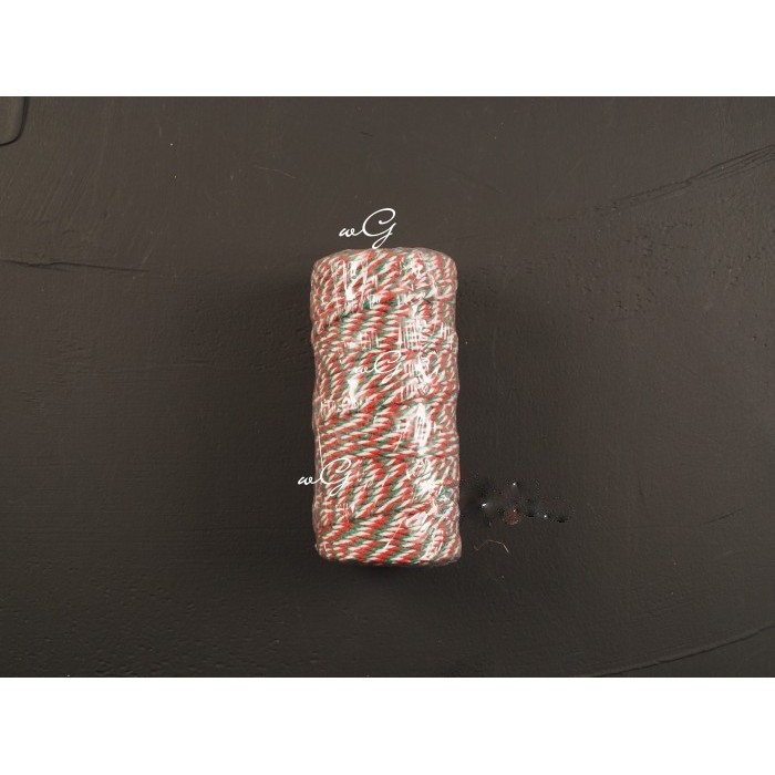 

Pita Tali Katun - Mix Colour ; Lebar 2 mm; Panjang 100 Meter