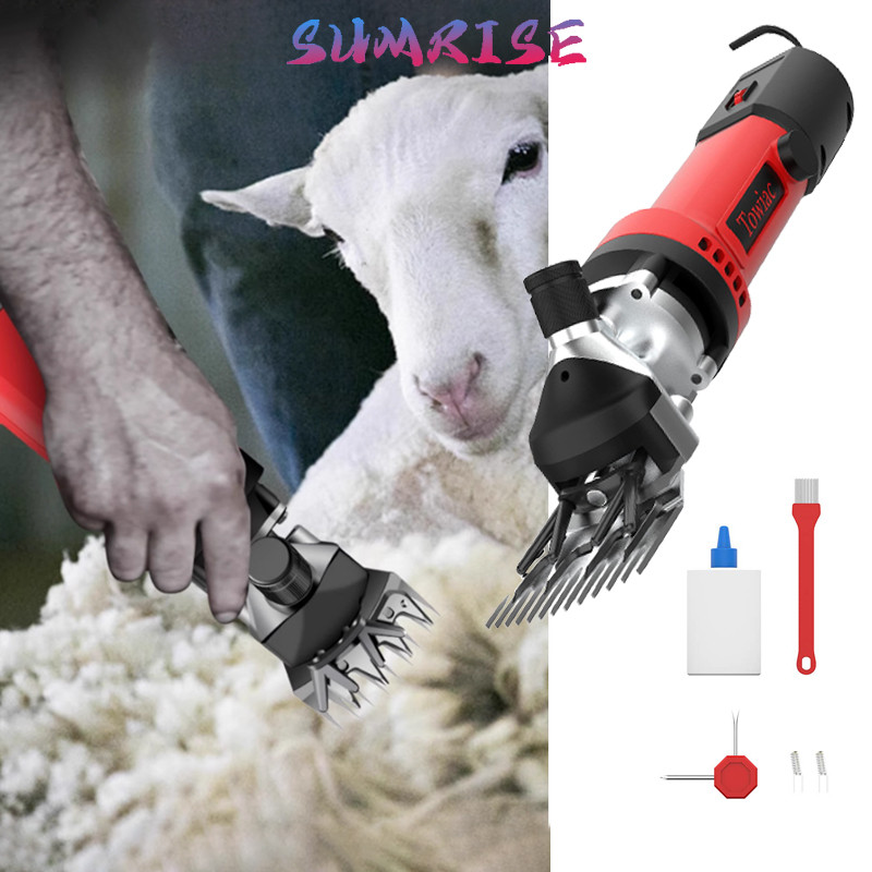 6 Speeds 690W Alat Cukur Bulu Domba dan Kambing, Mesin Cukur Bulu Domba Praktis untuk Ternak