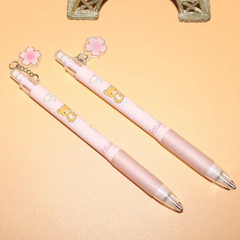 

2Pcs AIHAO 914B 0.5/0.7mm Rilakkuma Automatic Pencil Kawaii Plastic Mechanical Pencils Kids Gifts Student Supplies Stationery